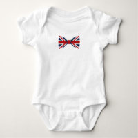Baby Bodysuit - Union Jack Bow