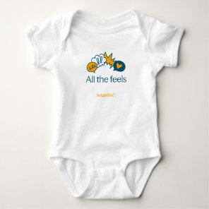 Baby - Bodysuit w/illustration and "All the feels"
