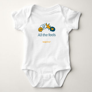 Baby - Bodysuit w/illustration and "All the feels"