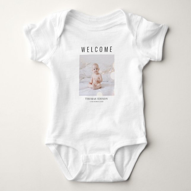 Baby Bodysuit - Welcome baby (Front)