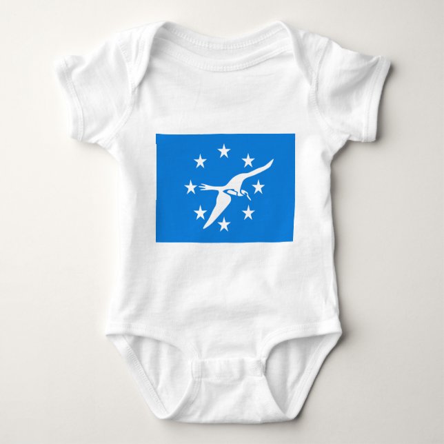 Baby bodysuit with flag of Corpus Christi, USA (Front)