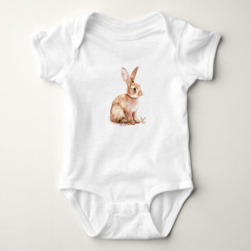 Baby bodysuite with a charming bunny baby bodysuit