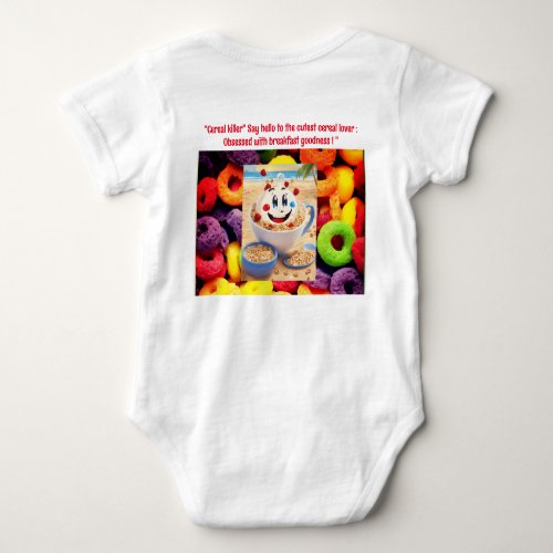 Baby bodysuits  one_pieces Cereal Killer Cutie