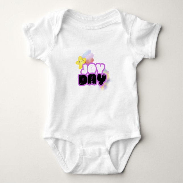 Baby Bodysuits Unisex Joy Day Colorfull (Front)