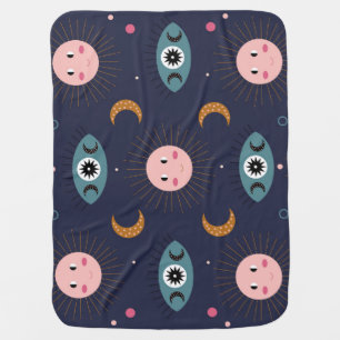 Baby boho, hippie chic pattern. blanket