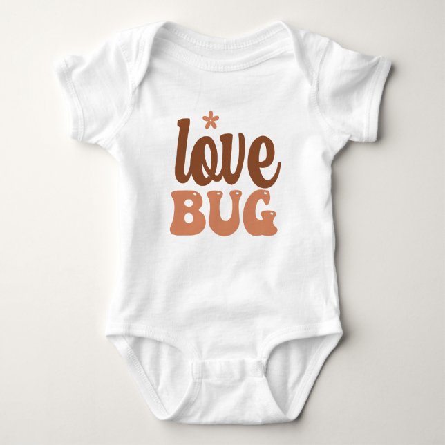 Baby Boho Love Bug Bodysuit (Front)