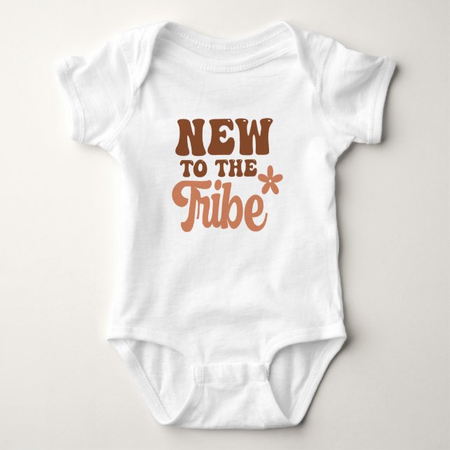 Baby Boho New To The Tribe Bodysuit (Front)
