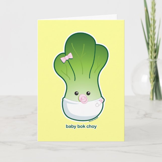 Baby Bok Choy Card (Front)