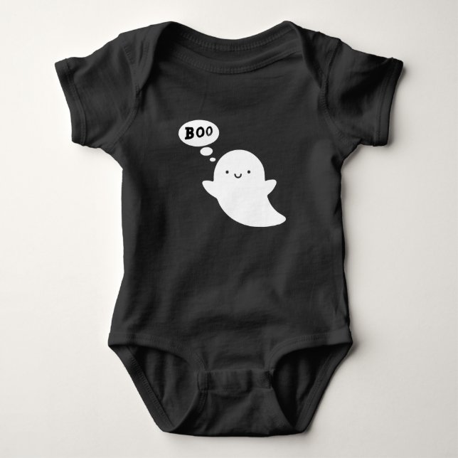 Baby Boo Baby Shower Gift Baby Bodysuit (Front)