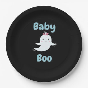 Baby Boo Cute Halloween Kids Or Couples Gift Paper Plates