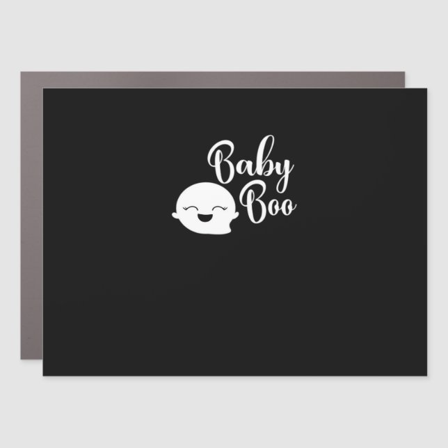 Baby Boo Halloween  Car Magnet (Front)