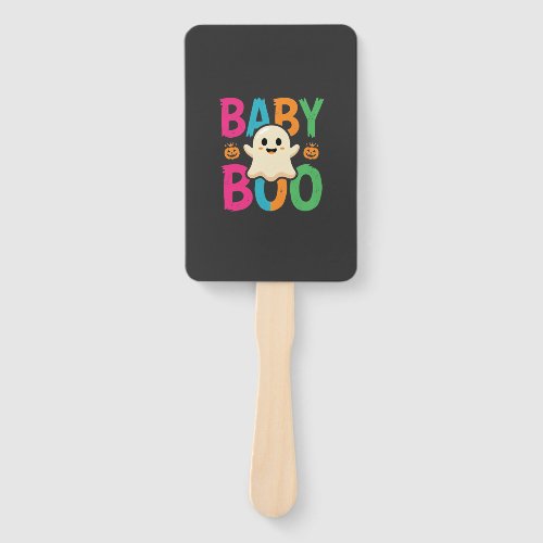 Baby Boo Halloween Ghost Design_1 Hand Fan