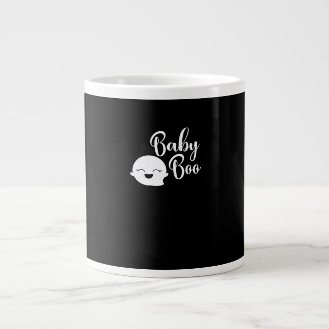 Baby Boo Halloween  Giant Coffee Mug (Front)