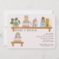 Baby Book Shelf Pink Girl Baby Shower