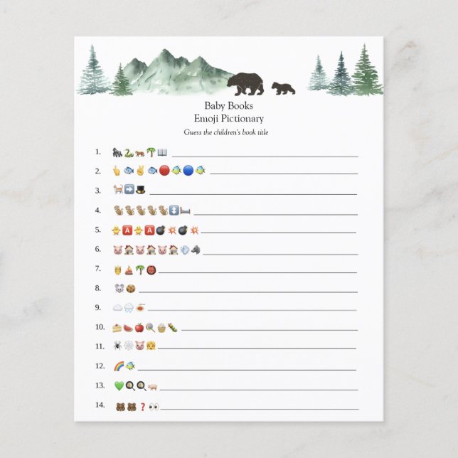 Baby Books Emoji Game  (Front)