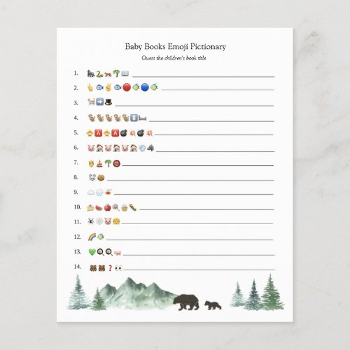Baby Books Emoji Game 