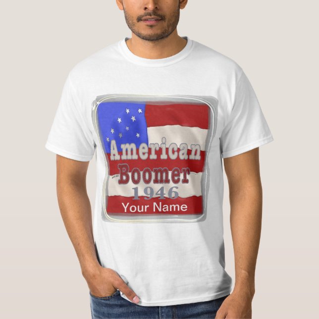Baby Boomer 1946 birthday  t-shirts (Front)