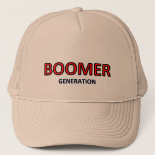 Baby boomer generation cap logo