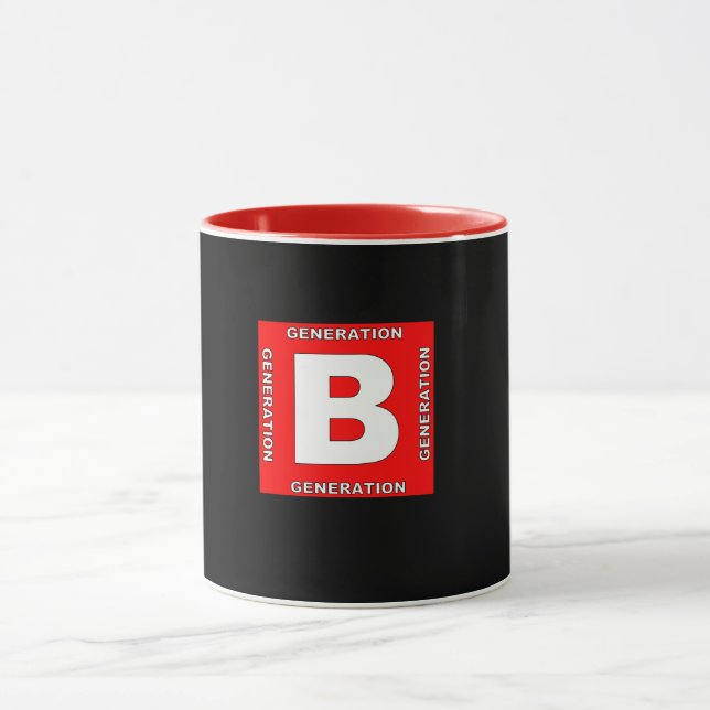 Baby Boomer generation mug. Mug (Center)