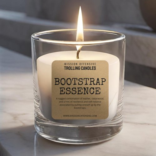 Baby Boomer Humor Candle Labels