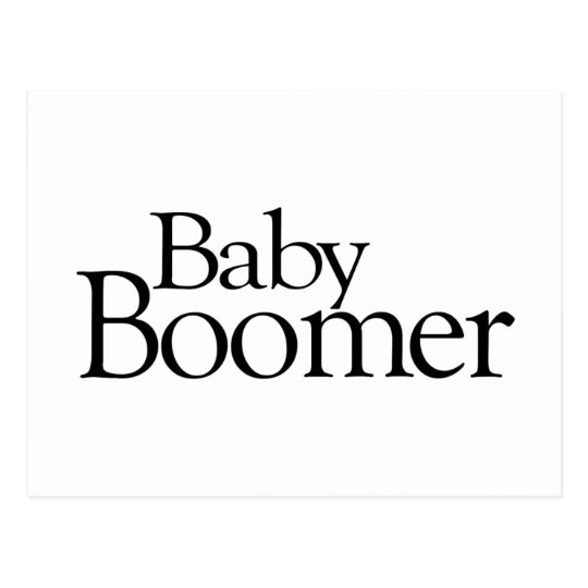Baby Boomer Postcard