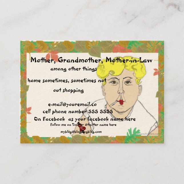 Baby Boomer Retirement Card -  Mom (Front)