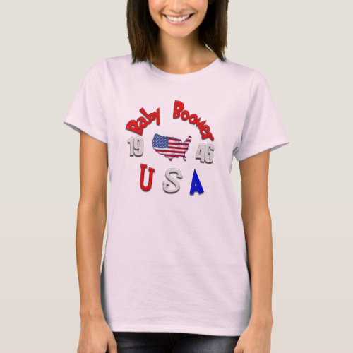 Baby Boomer USA T_Shirt