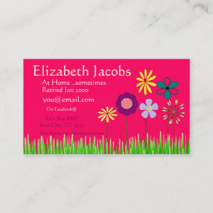 Baby Boomer's Retirement Business Card