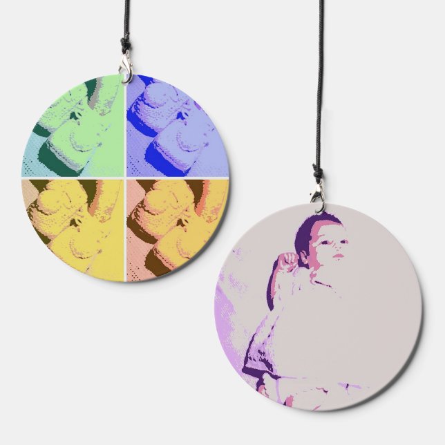 Baby Booties and Newborn Wind Chime (Front & Back)