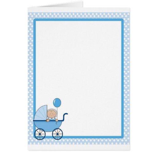 Baby Border Boy Card | Zazzle