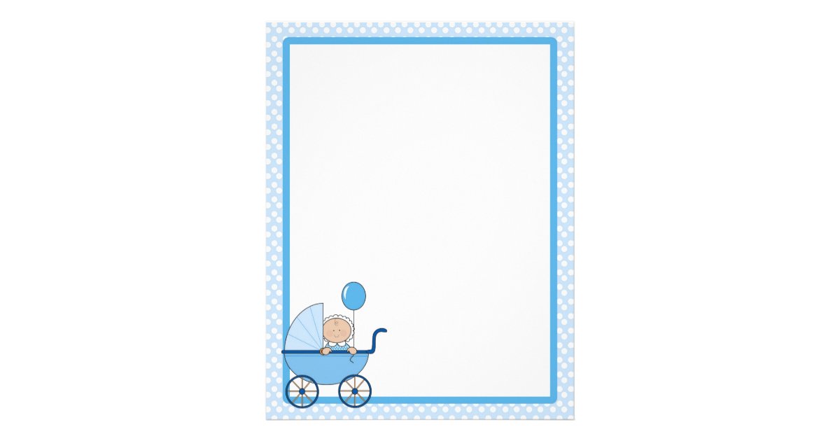 Baby Border Boy Letterhead