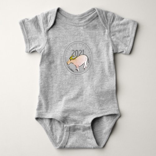 Baby Born Chinese Ox Year 2021 Baby Bodysuit