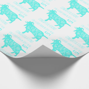 Baby Born in Goat Year Personalized W Paper