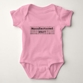 Baby born year 2027 bodysuit