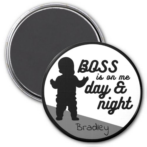 Baby Boss Day and Night Magnet