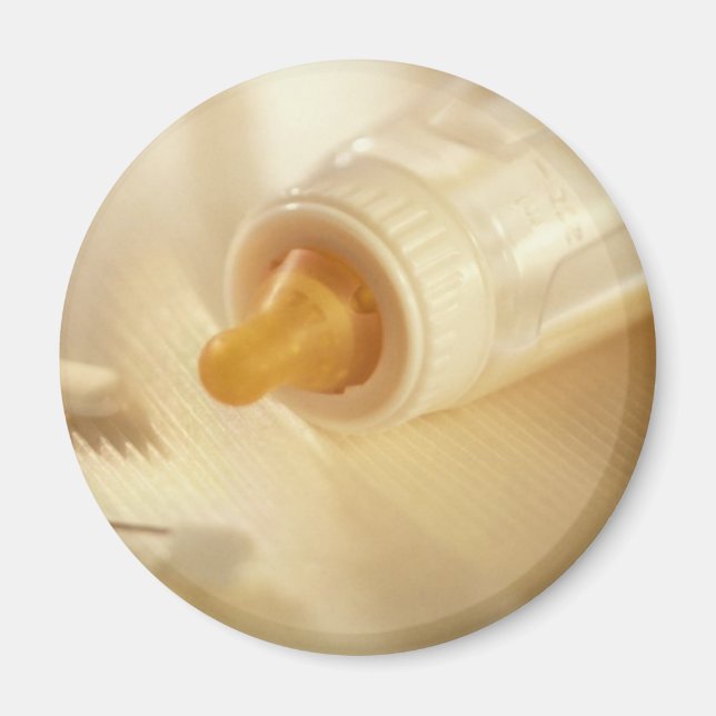 Baby Bottle Baby Safety Pins Babies Items Magnet (Front)