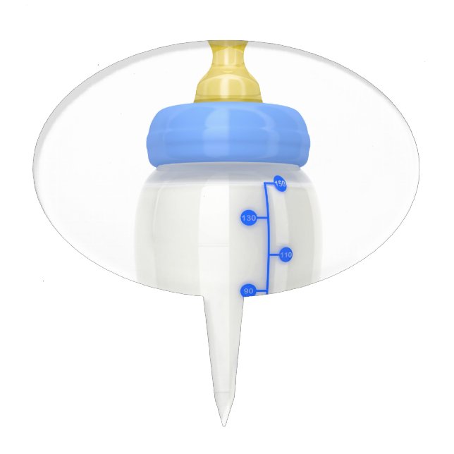 Baby bottle cake topper (Front)