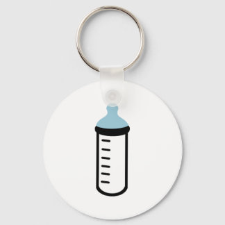 Baby bottle keychain