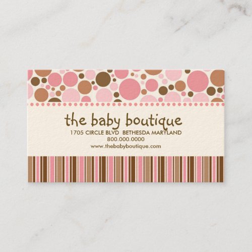 Baby Boutique Business Cards