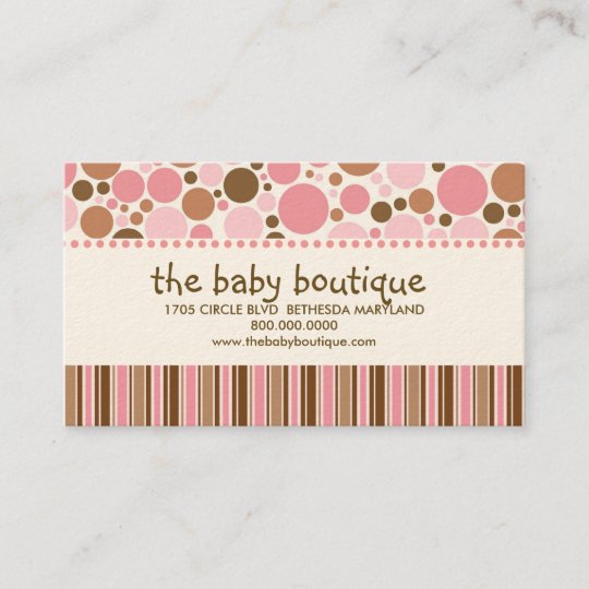 Baby Boutique Business Cards