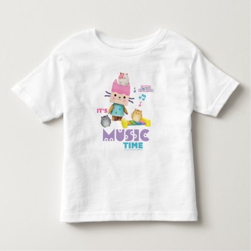 Baby Box Cat  Its Music Time Toddler T_shirt