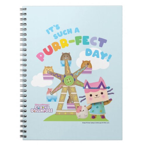 Baby Box Cat  Its Such a Purr_fect Day Notebook
