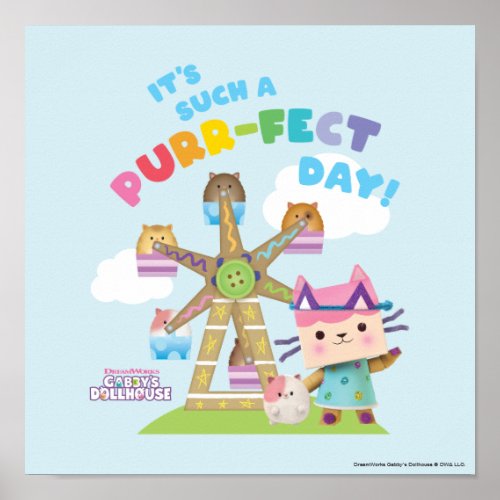 Baby Box Cat  Its Such a Purr_fect Day Poster