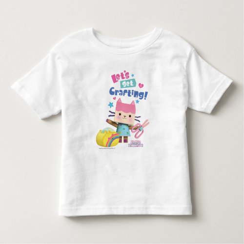 Baby Box Cat  Lets Get Crafting Toddler T_shirt