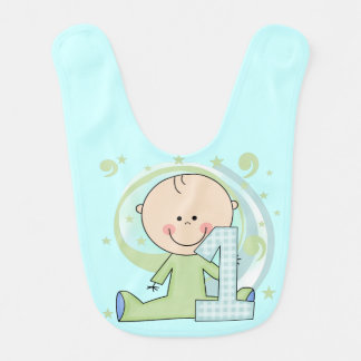 Baby Boy 1st Birthday Bib