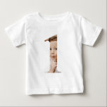 Baby Boy 1st Birthday Custom Photo T-Shirt<br><div class="desc">This is a super cute, personalized 1st birthday tshirt for the upcoming birthday of your baby boy. Perfect for a photo prop or to wear occasionally. // Replace with your own photo // Note: photo used is a placeholder image only. You will need to replace with your own photo before...</div>
