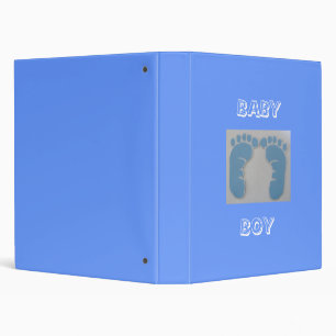 BABY, BOY 3 RING BINDER