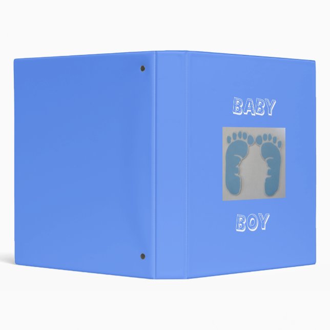 BABY, BOY 3 RING BINDER (Background)