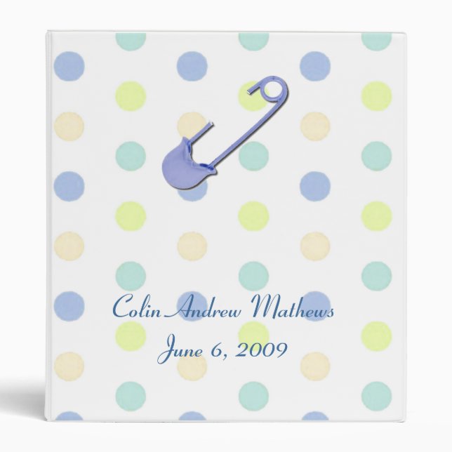 Baby Boy Album Binder (Front)