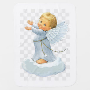 Baby Boy Angel Baby Blanket